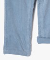 Pantalon en velours doublé jersey bébé garçon